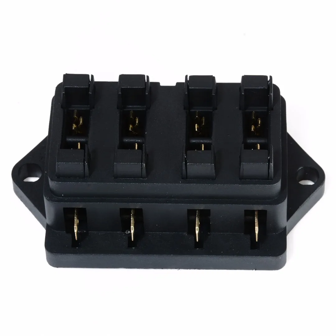 SODIAL blade fuse box 6 WAY FUSE HOLDER BOX CAR VEHICLE CIRCUIT BLADE FUSE BOX BLOCK R FREE FUSE US