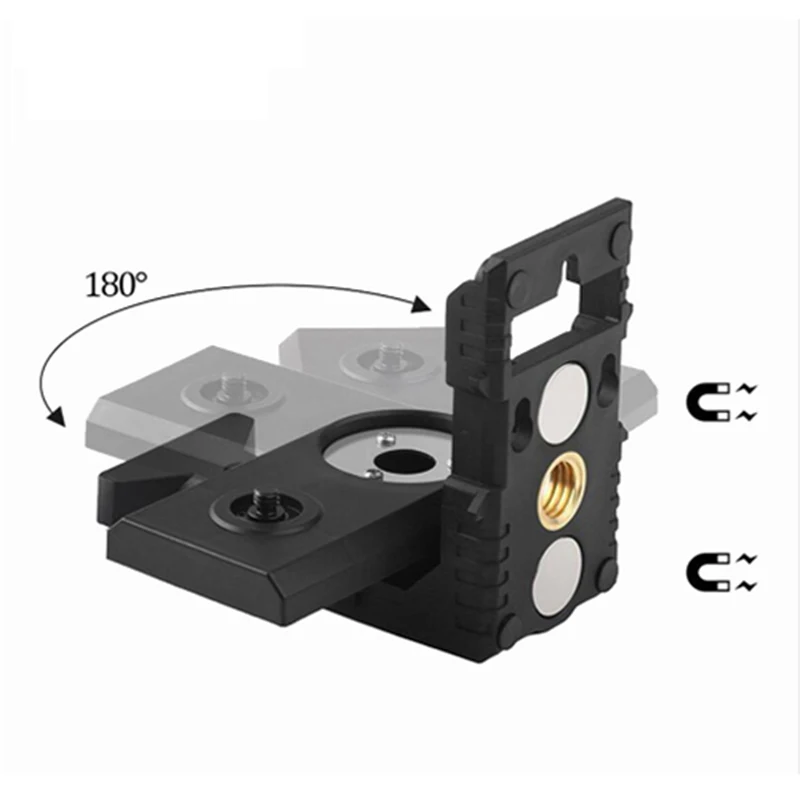 1/4" port laser level bracket leveling super strong iron magnet adsorption bracket for lazer levels laser level tripod