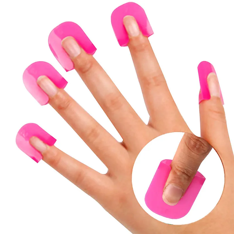 

26 PCS Reusable Nail Polish Spill-Resistant Manicure Finger Cover Nail Polish Molds Shield Special Nail Art Tool Popular