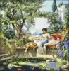 Needlework for embroidery DIY DMC High Quality - Counted Cross Stitch Kits 14 ct Oil painting - Italian Noon ► Photo 2/6