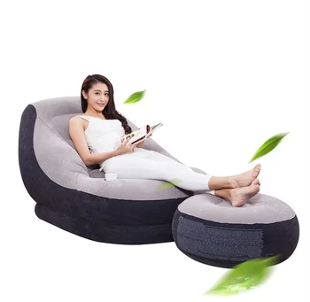 

Factory original authentic INTEX inflatable combination sofa single sofa lazy sofa lunch break lounge rest,folding footstool sac