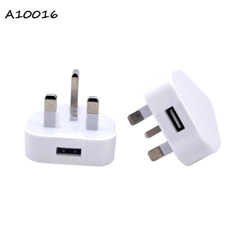 

UK 5V 1A Wall USB Charger For Mobile Phone Universal Travel 1 USB Port Fast Charger Charger Adapter For Samsung S10 MI 9 iPhoneX