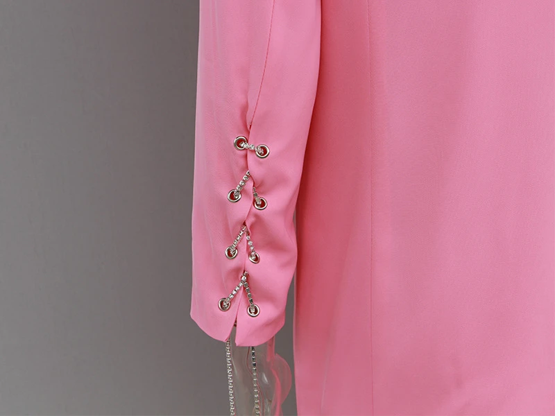SONDR весна алмаз кисточкой лоскутное Женский блейзер с отворотами длинный рукав большой размер Женская одежда 2019 Мода Повседневная Новинка