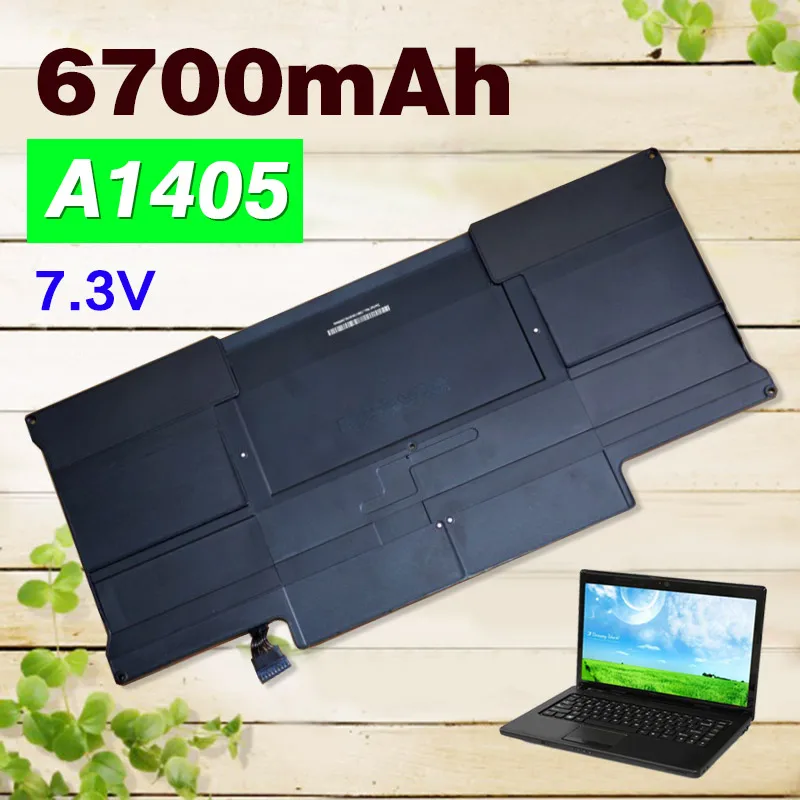 

Original 7.3V 6700mAh A1405 Laptop Battery For Apple MacBook Air 13" A1369 A1405 MC503 MC504