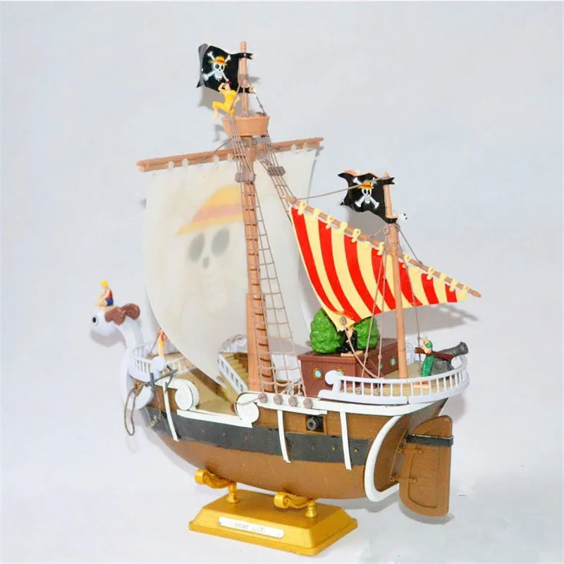 

Japan Anime PVC Garage Kits ONEPIECE Thousand Sunny and GoingMerry Action Figure Model Toy 28 CM With BOX Collection Models