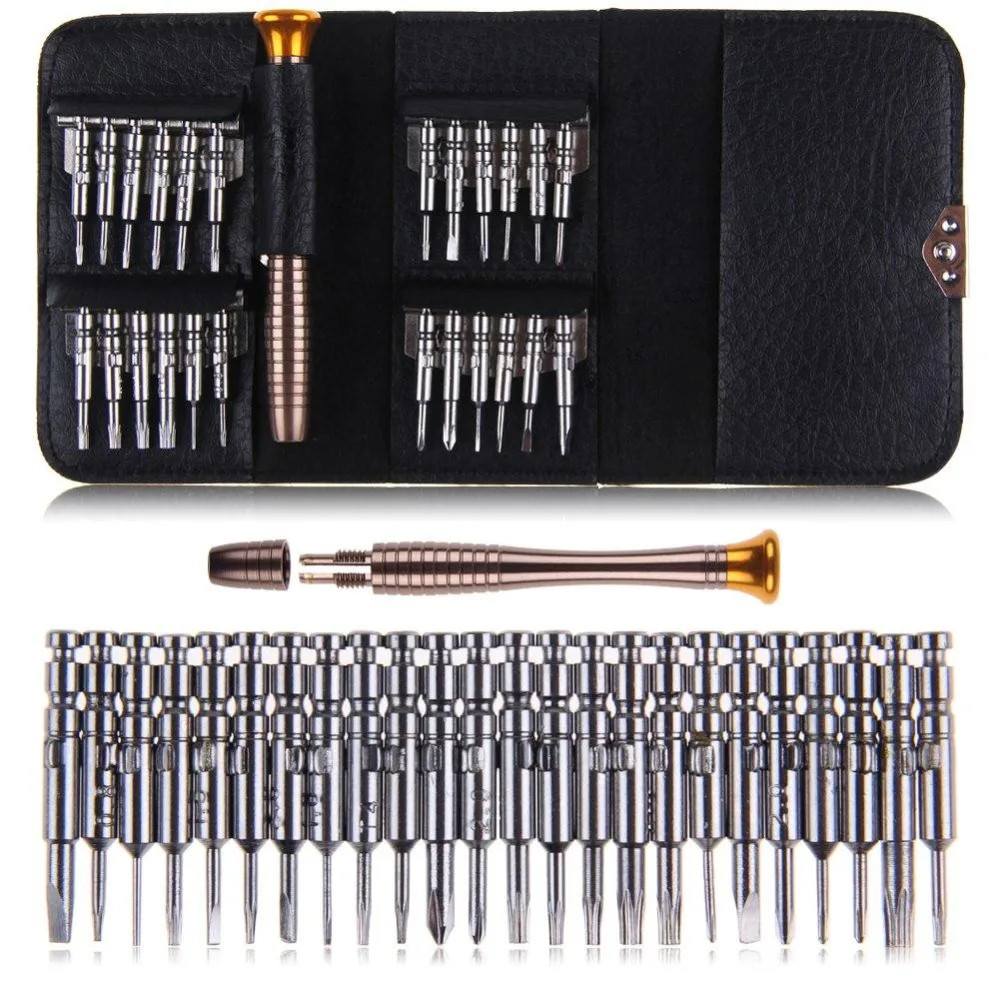 New 25 in 1 Precision Torx Screwdriver Cell Phone Repair Tool Set For iPhone Laptop Cellphone Electronics