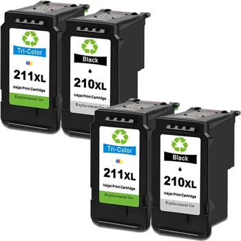 

Remanufactured Ink Cartridge Replacement PG 210XL & CL 211XL for Canon PIXMA IP2700, PIXMA IP2702, PIXMA MP230, PIXMA MP240,