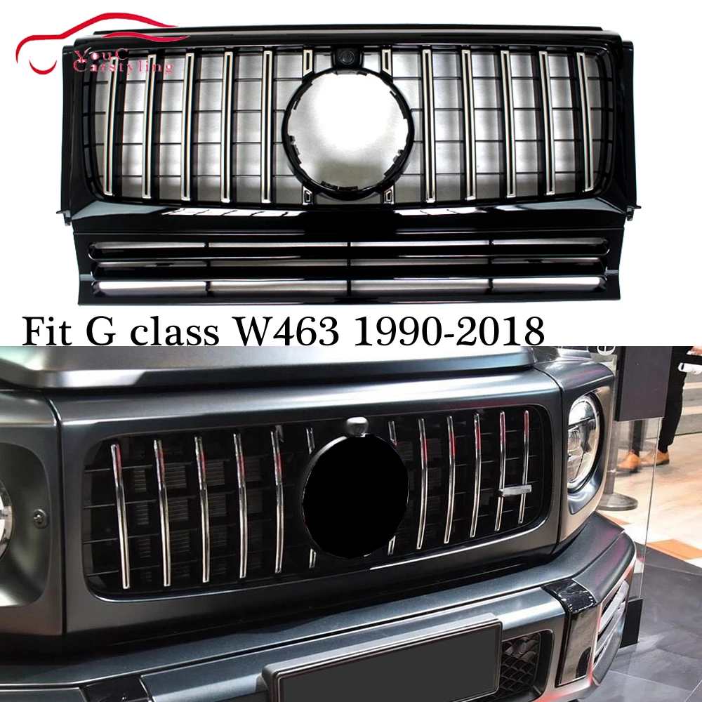 W463 GT решетка для переднего бампера Mercedes G класса 1998 2018 G280 G300 G350 G500 R GTR стиль
