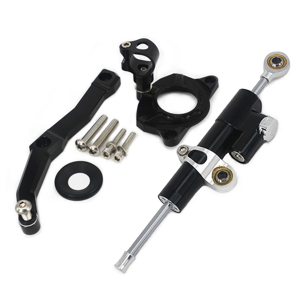 

CNC Steering Damper Stabilizer Linear Reversed Safety Control & Adapter Bracket For KAWASAKI Z1000 Z 1000 2010 2011 2012 2013