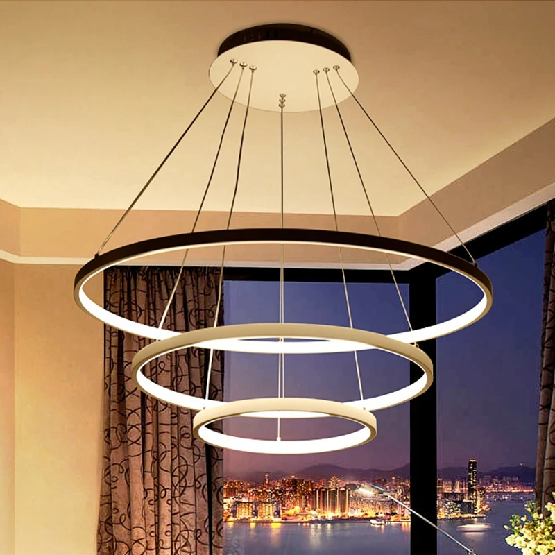 Us 22 02 16 Off Lukloy Large Round Ring Pendant Lamp Hotel Hall Modern Ceiling Led Light Loft Hanging Hanglamp Luminare In Lukloy Large Round Ring Pendant Lamp Hotel Hall Modern Ceiling Led Light Loft Hanging Hanglamp Luminare