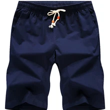 Брендовые хлопковые шорты, мужские летние шорты, мужские бермуды, Повседневные Дышащие Спортивные шорты, мужские шорты, большой размер, Прямая поставка 974