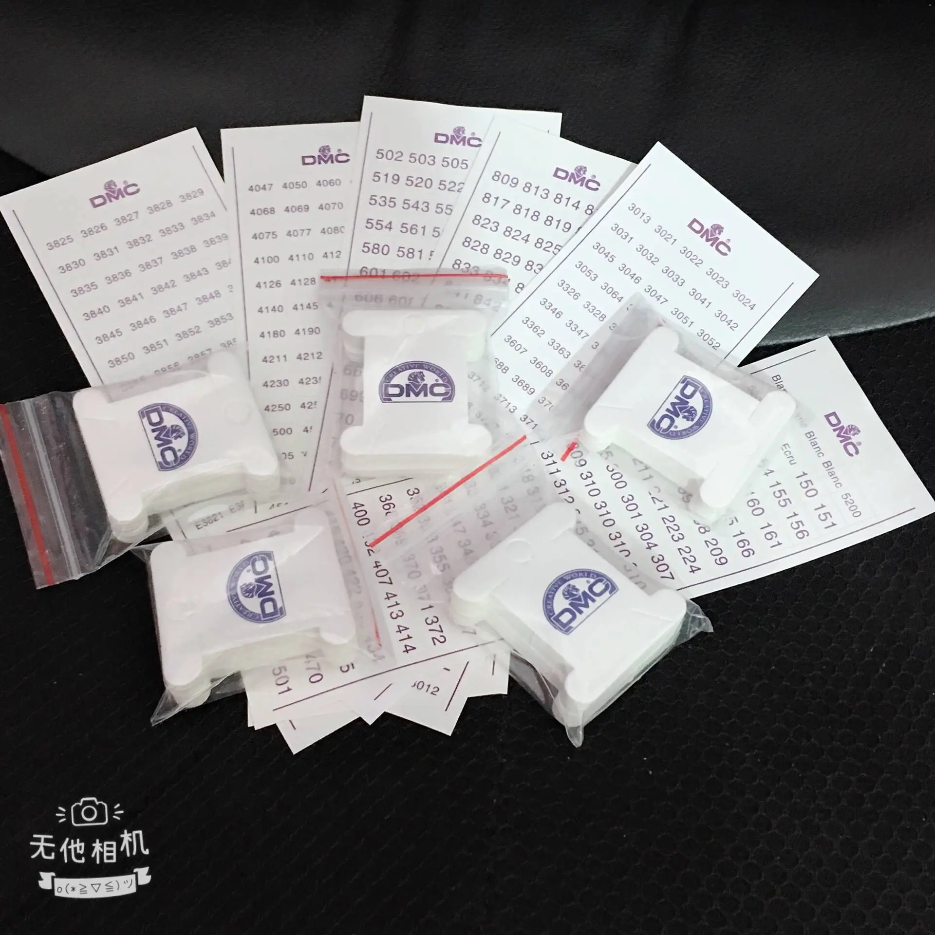 

1SET DMC sticker +100dmc cards Shop DMC Thread Floss Number Sticker Cross Stitch Embroidery Floss Thread Tool--Available