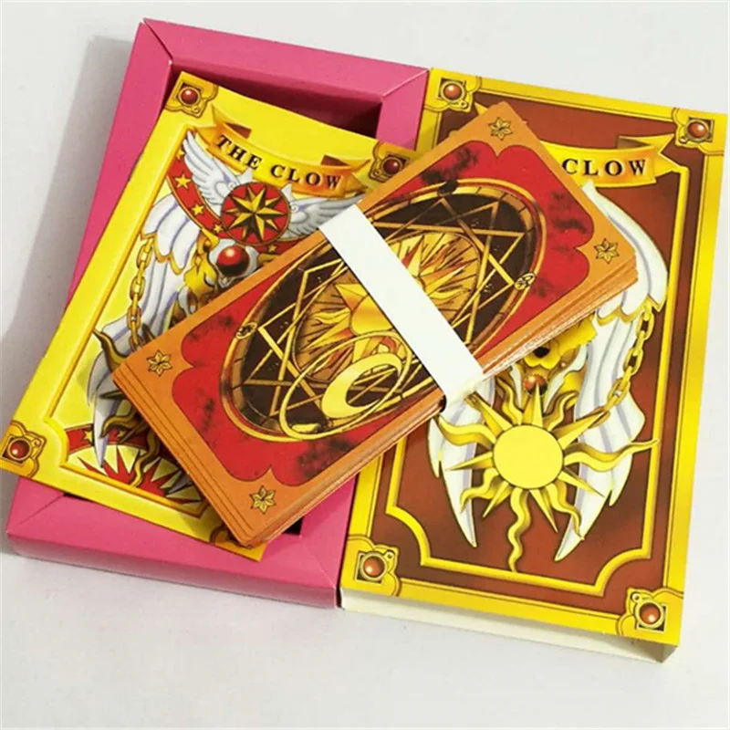 Аниме Cardcaptor Сакура Клоу карты Косплей искатель карт Sakura карты с Сакурой Таро китайский/английский издание для астролога с коробкой