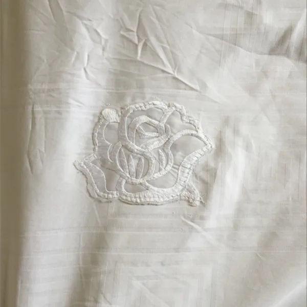 Lace Flowers Black White and Pink 3 sizes Iron on Cloth Patches - Buyers Show 16