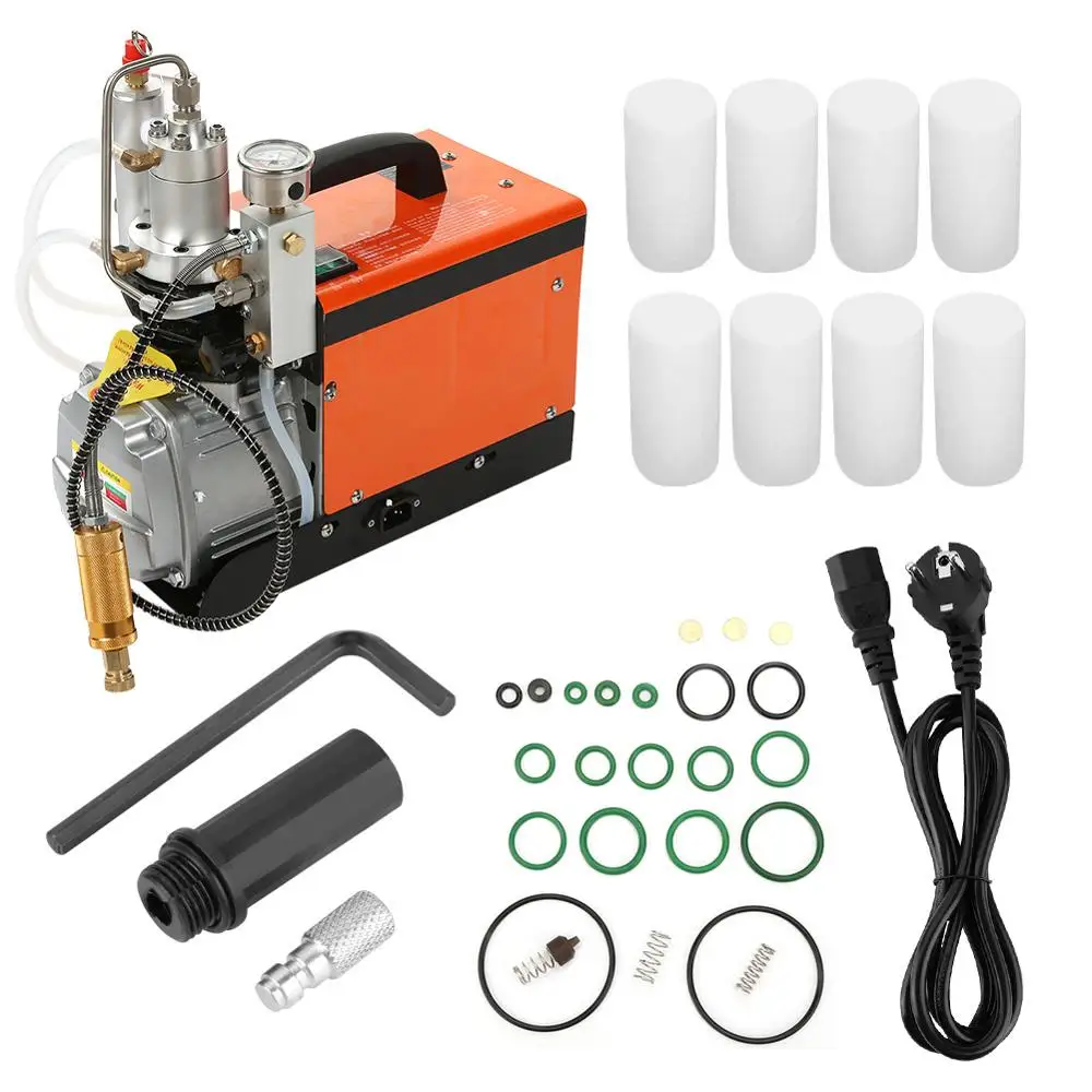 High Pressure Air Pump Electric Compressor 30MPa Strengthened Oil Water