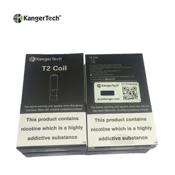 

10pcs Original Kanger T2 Coil CC Clearomizer T2 Replacement E-cig Coil Head 1.5ohm 1.8ohm coils Head For Kanger T2 Atomizer
