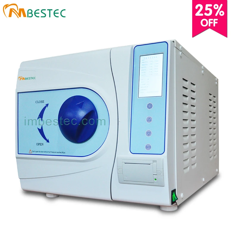 

23L with printer B class medical dental steam autoclave With CE and ISO 13485 free shipping