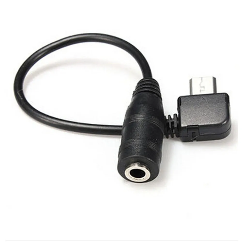 

High Quality Micro USB Jack To 3.5MM Earphone Adapter Socket Audio Cable Drop Shipping l1030#0