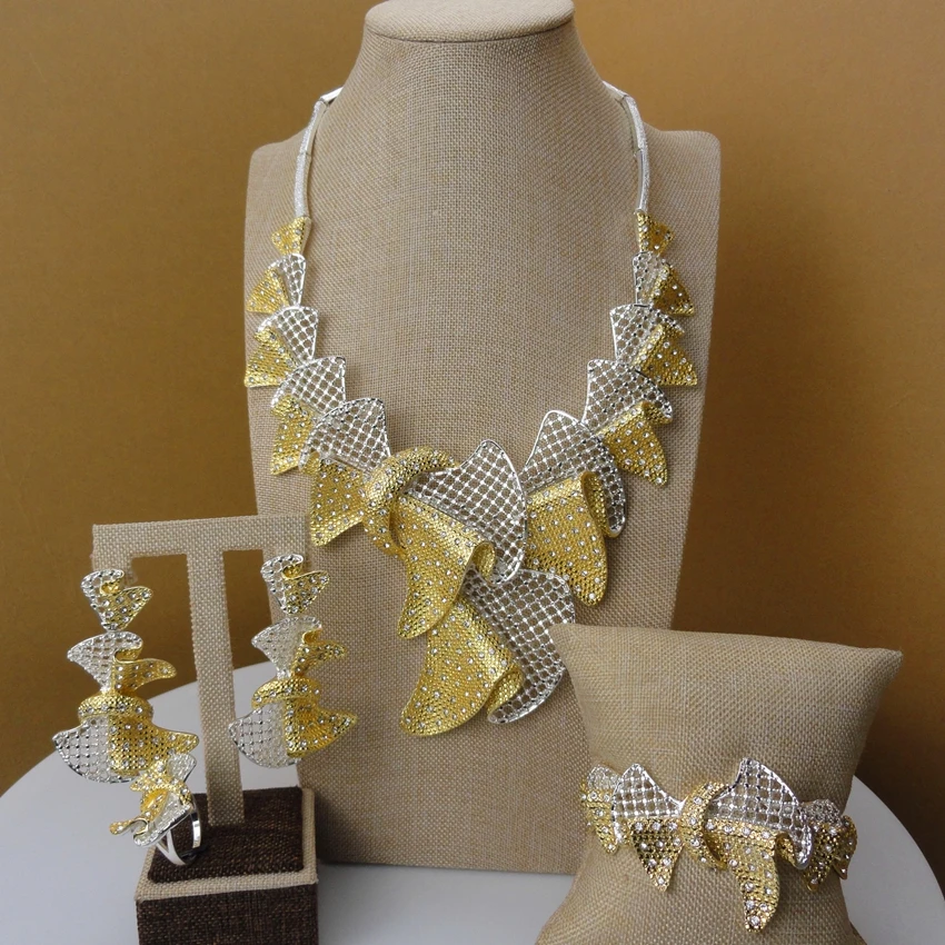 

Yuminglai 2019 African Jewelry Sets For Women Unique Design Costume FHK5304