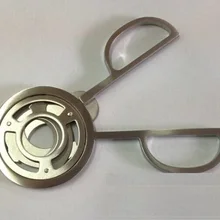 10 шт. прочный круглый серебристый резак для сигар из нержавеющей стали Острый курительный сигарета Табак аксессуар нож для сигар Ножницы