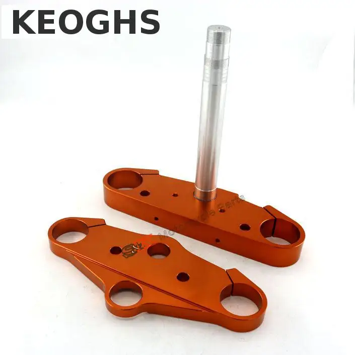Keoghs мотоциклетные тройные деревья Cnc алюминиевая верхняя и бутылочная зажим для