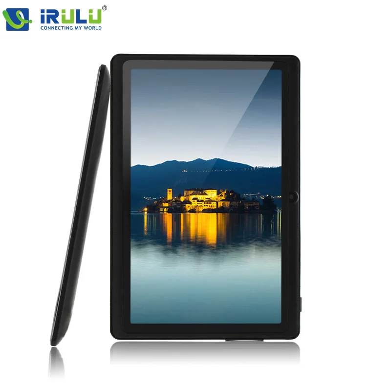 iRULU eXpro X1 7&quot Tablet Google APP Play 1024*600 HD Allwinner Android 4.4 16GB Quad Core Dual Camera Black W/Keyboard |