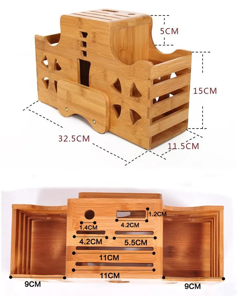 Многофункциональный бамбуковый нож стойка Разделочные Блоки вилка кухонный блок для ножей подставка из дерева Держатель ножей Креативные кухонные аксессуары