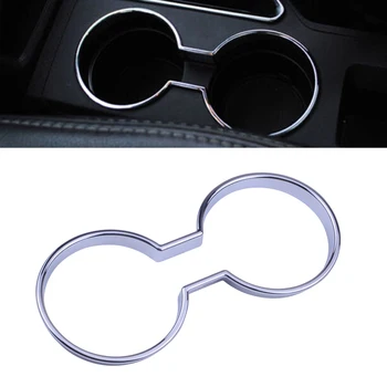 

DWCX Chrome Plated Interior Cup Holder Position Panel Cover Trim fit for Jeep Patriot Compass 2011 2012 2013 2014 2015 2016 2017