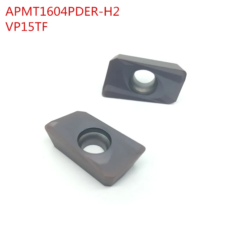 20 штук APMT1604 PDER гидрированных VP15TF фрезерные Токарные инструмент карбида вставки токарный станок мельница ЧПУ инструменты фрезы