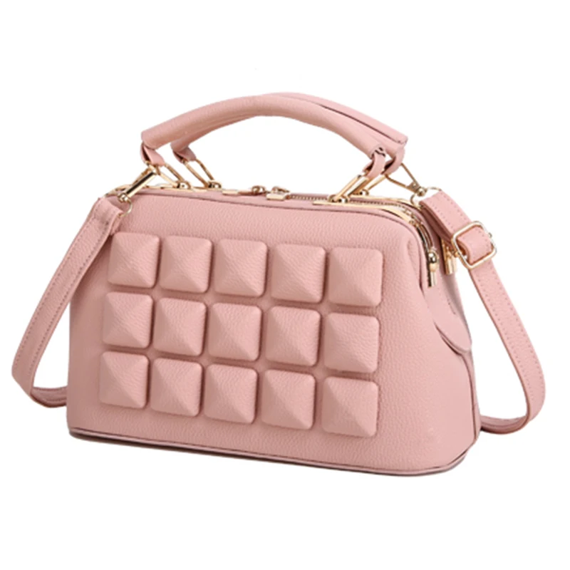 Women Boston Messenger Bag PU Leather Luxury Handbags Female Bags Designer Evening Party Shoulder Bags Casual Bolsa Tote SS0321 (9)