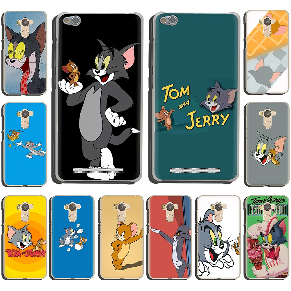 

cartoon cat mouse tom jerry Hard Phone Cover Case for Redmi5 6 A Note5 6 7 Pro