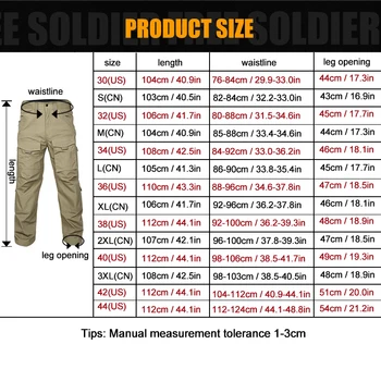 FREE SOLDIER outdoor sports tactical military men's pant four seasons multi-pocket YKK zipper for camping riding hiking trousers 6