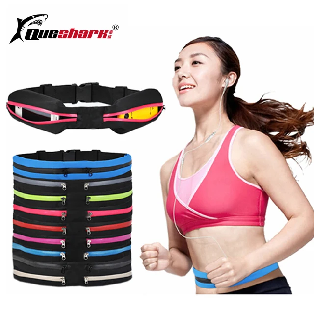 US $2.15 Ultralight Sports Running Bags Jogging Waist Bag Waterproof Walking Climbing Camping Phone Bag Anti
