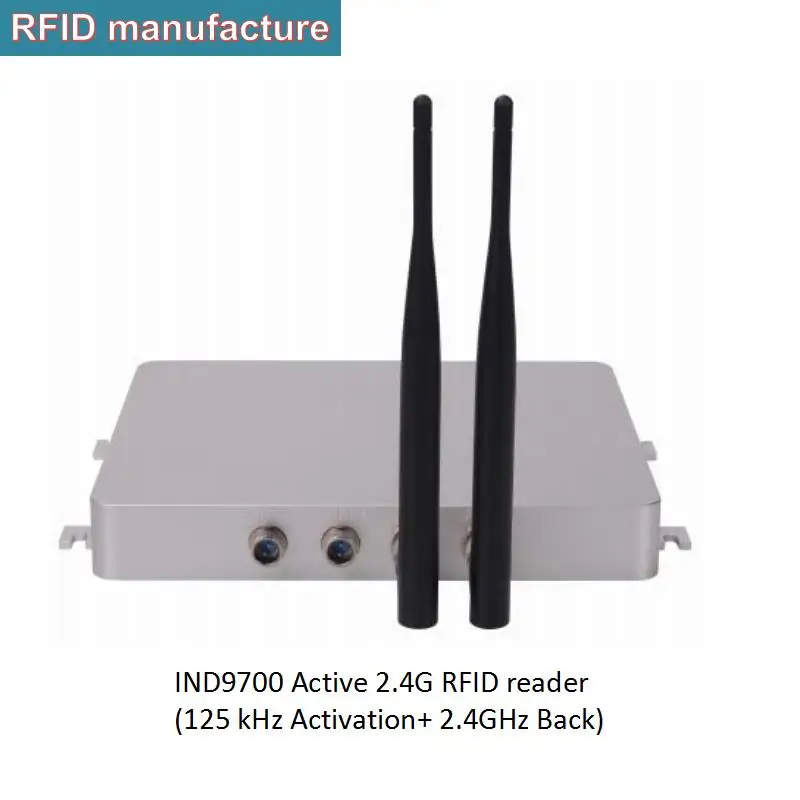 UHF RFID активный декодер считыватель 2,4 ГГц прием+ 125 кГц триггер петля коврик антенна+ активная rfid тег в мотоцикле, лыжах, MTB Гонки - Цвет: Active decoder