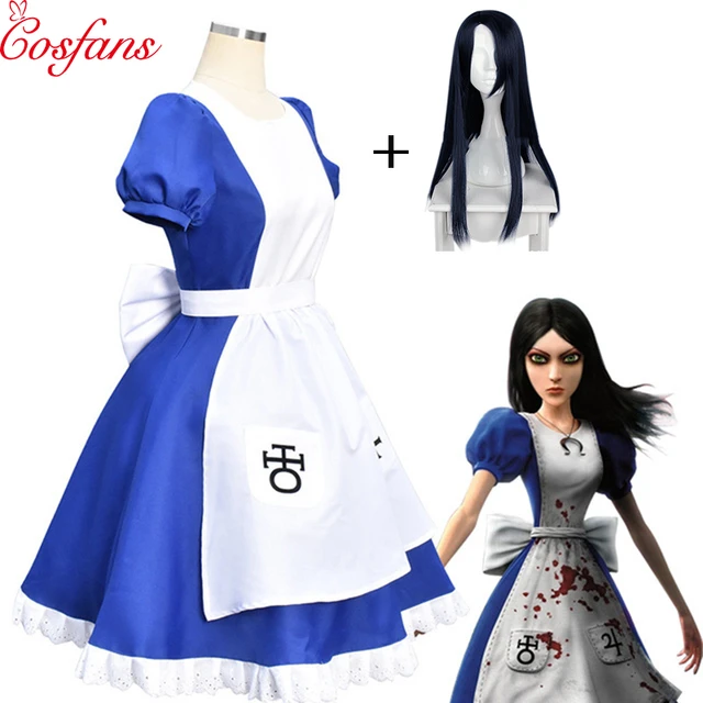 New Alice Madness Returns Cosplay Costume Alice Steam Dress Outfit  Halloween Party Costumes for Women Men - AliExpress