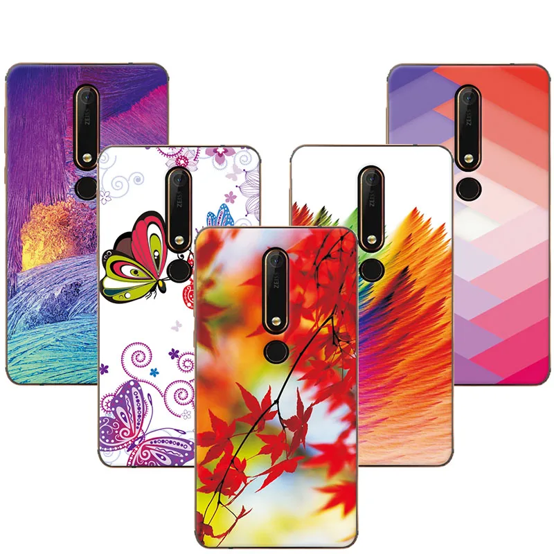 adlucky Colorful Exotic Printed Phone Case For Nokia 6 2018 / Nokia 6.1 Cases Cover For Nokia 6 2018 Coque Nokia 6.1 Shell Capa adlucky Colorful Exotic Printed Phone Case For Nokia 6 2018 / Nokia 6.1 Cases Cover For Nokia 6 2018 Coque Nokia 6.1 Shell Capa
