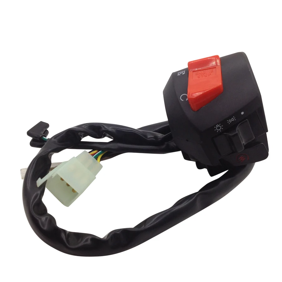 Interruptor de Sinal Volta da Motocicleta Controle para Honda Yecnecty Moto Chifre Botão Cb400 1992 1993 1994 1995 1996 1997 1998 1 Par 8 Yecnecty 1 par interruptor de sinal volta