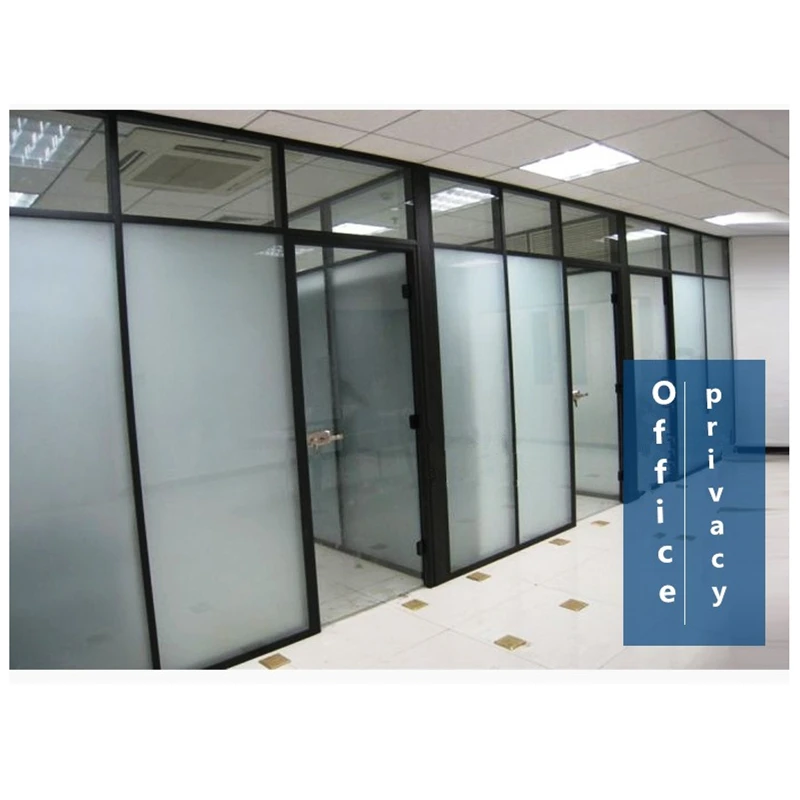 FANCY-FIX Frosted Glass Sticker Window Film,Privacy for Office Bathroom Bedroom Shop,Static Cling DIY Decorative Film,No Glue