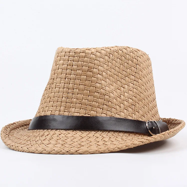 [AETRENDS] Новинка 2018 г.; летние пляжные соломенная шляпа солнца головные уборы для мужчин и женщин джаз шляпа шляпы с полями Дерби котелок Z-6332