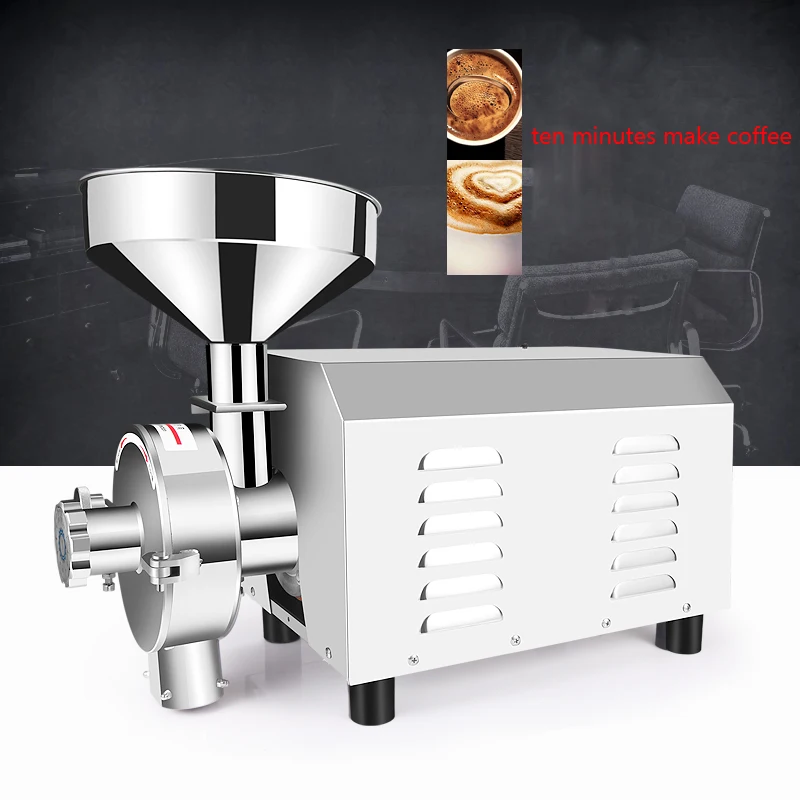 3000W Electric Grain Grinder Stainless Steel Grain Mill Machine