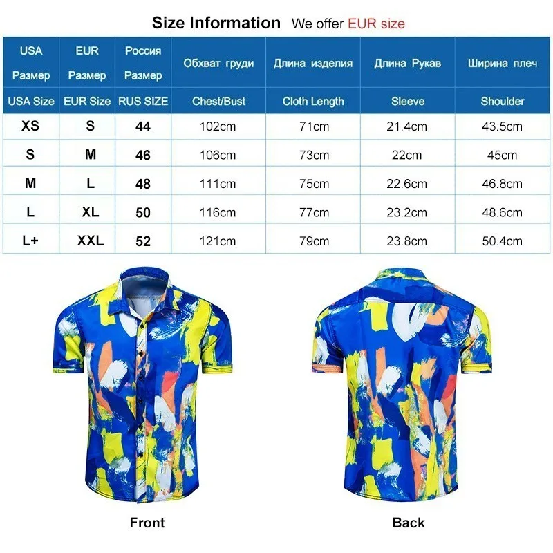 Fredd Marshall Hawaiian Printed Shirt Men New Summer Short Sleeve Casual Beach Camisa Bowling Shirts Holiday 55897