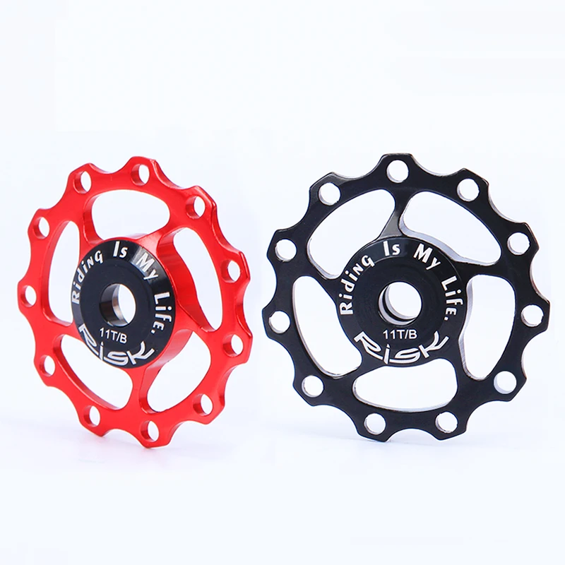 11 T الألومنيوم دراجة الخلفي Derailleur عجلة شدادة ل MTB الطريق الدراجة دليل بكرة تحمل مع قابل للتعديل مجموعات الدراجات أجزاء 11 T الألومنيوم دراجة الخلفي Derailleur عجلة شدادة ل MTB الطريق الدراجة دليل بكرة تحمل مع قابل للتعديل مجموعات الدراجات أجزاء