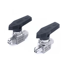 Подходит для 6/8/10/12 мм OD ПУ шланг Быстрый поворот шаровой клапан 304 Нержавеющая стальное 915 пси воды газа топливного бака масло пневматический цилиндр