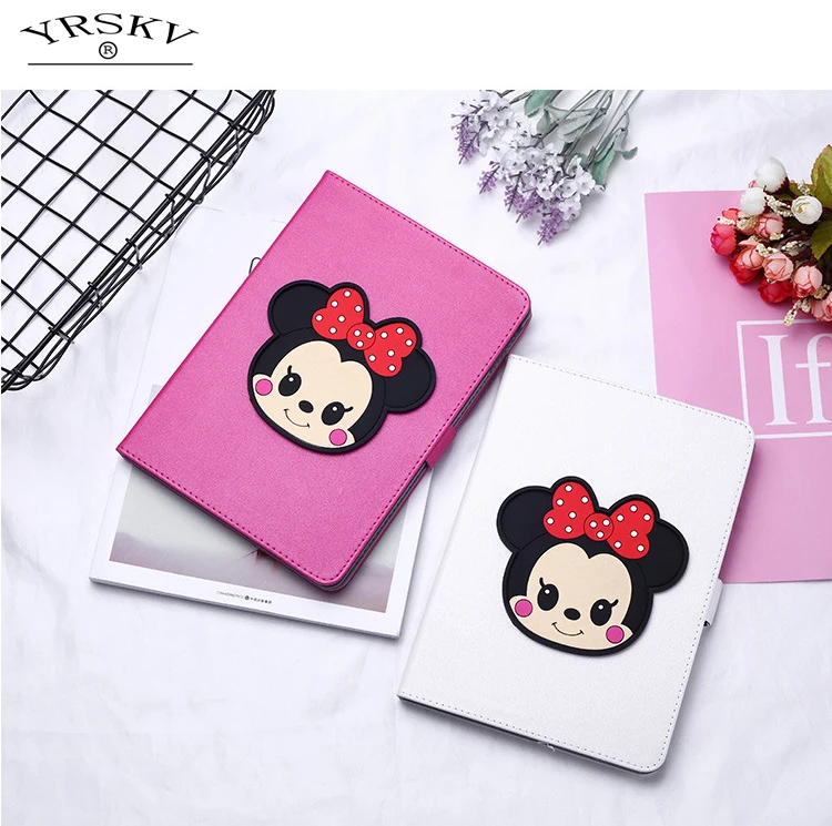 

Case for iPad mini 4 YRSKV Cartoon embossed PU leather Smart Auto Sleep Wake Tablet Case For Apple iPad