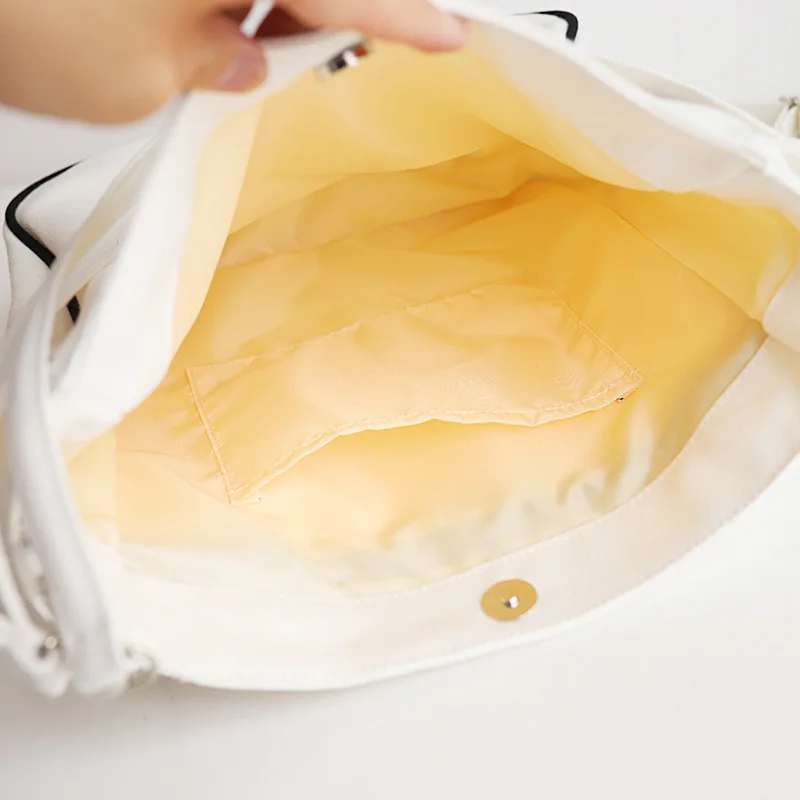 Mistura de algodão lona eco bolsa de
