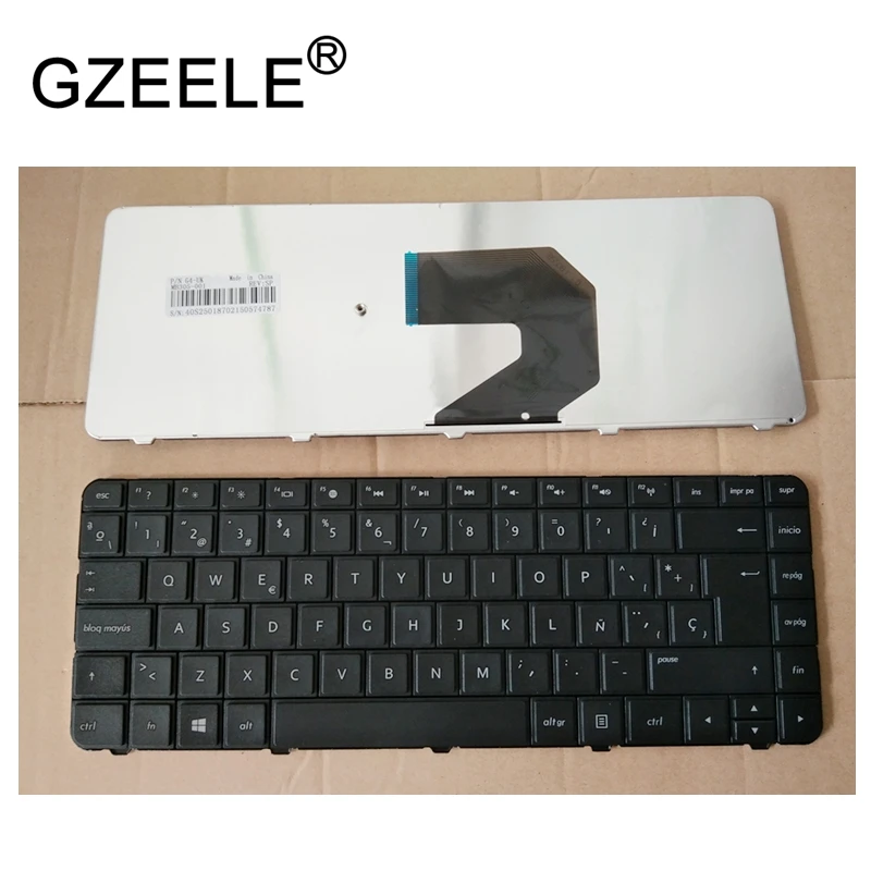 

GZEELE Spanish SP Teclado keyboard for HP G6-1107TX G6-1106TX 646125-071 9Z.N6WSF.10S black
