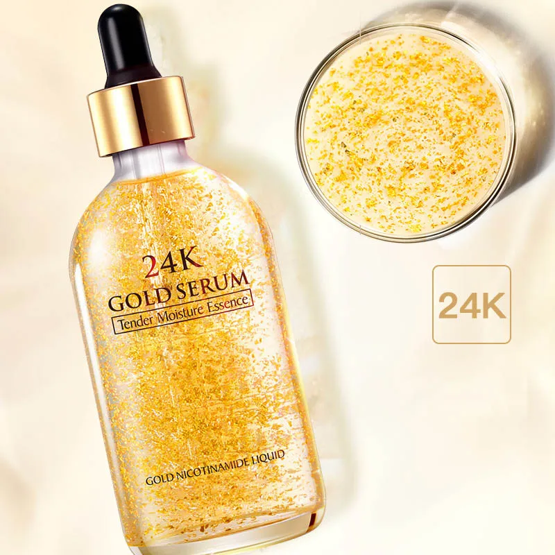 

2019 Hot Women 24K Gold Anti Wrinkle Aging Essence Liquid for Moisturizing Shrinking Pores SJ66