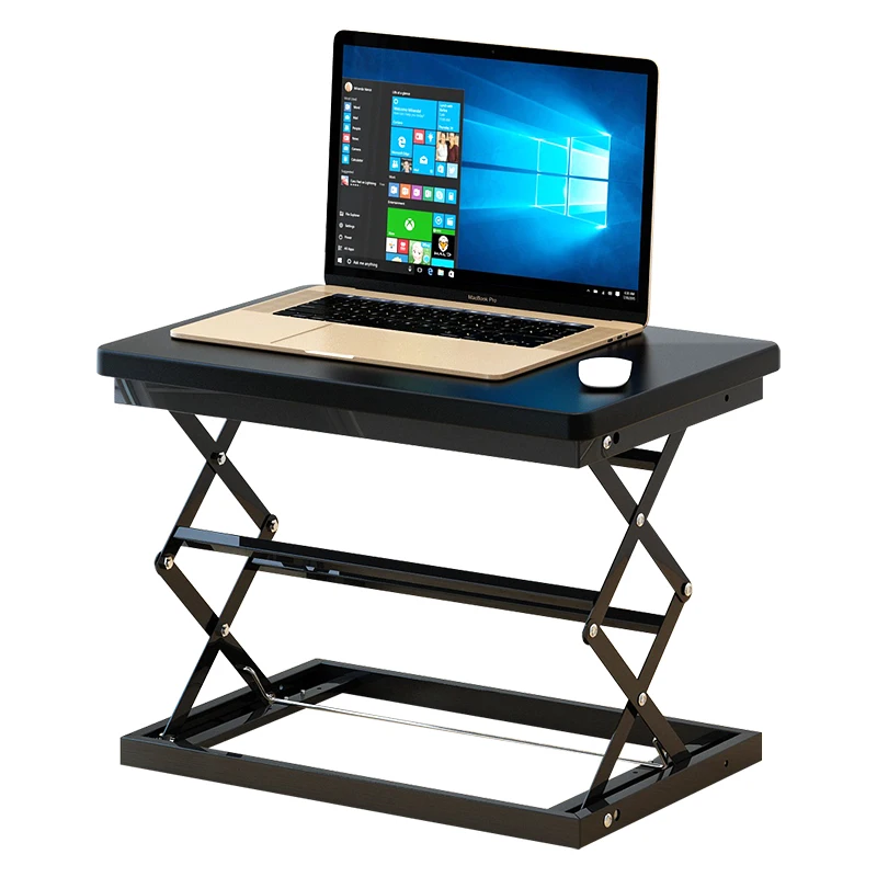 Stand Up Computer Lift Table Desktop Computer Desk Foldable
