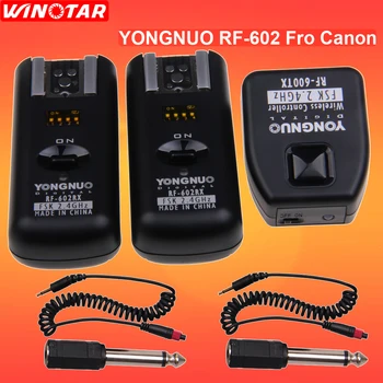

Yongnuo RF602 RF-602 2.4GHz Wireless Remote Flash Trigger Studio Cord with 2 Receivers for Canon DSLR Camera