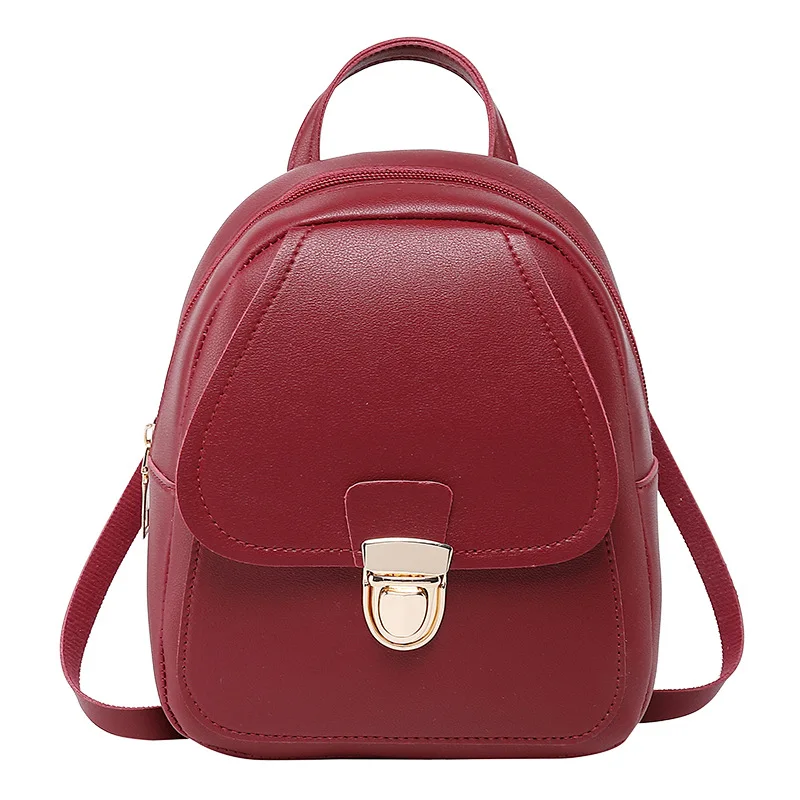

Korean Style Girls' Backpack 2019 Fashion Multi-Function Small Back pack Women Shoulder Hand bags Female Bagpack School Bag Pack